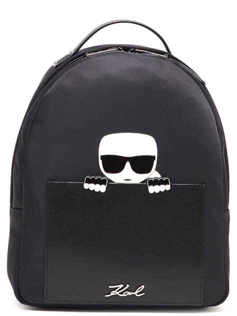 karl lagerfeld backpack purse.